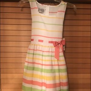BONNIE JEAN Ice Cream Party Dress Size 12 NWT